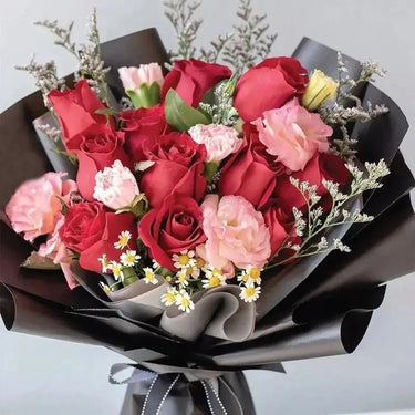 Crimson Red & Pink Bouquet